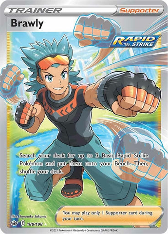 Image for Brawly (Full Art) (188/198) (SWSH06: Chilling Reign) - Pokemon