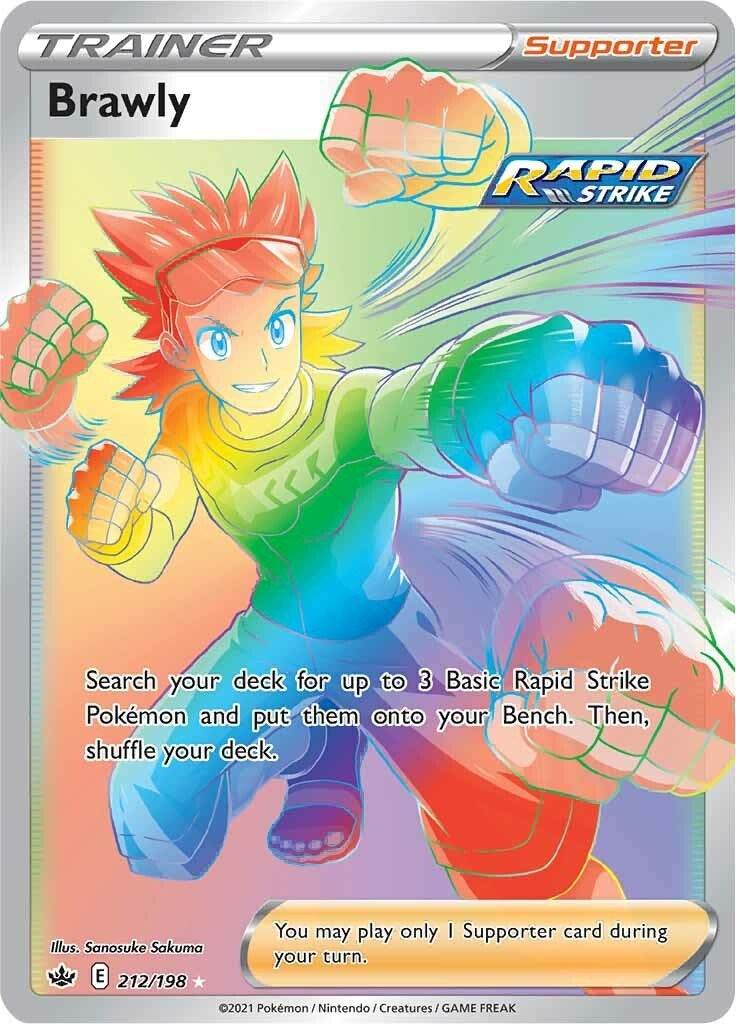 Image for Brawly (Secret) (212/198) (SWSH06: Chilling Reign) - Pokemon