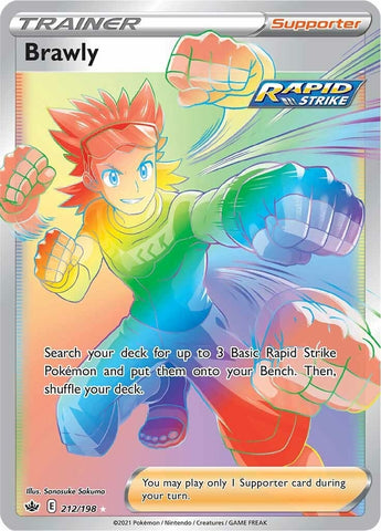 Image for Brawly (Secret) (212/198) (SWSH06: Chilling Reign) - Pokemon