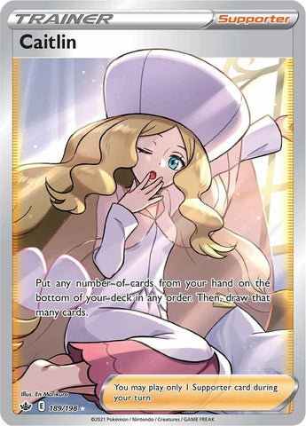 Image for Caitlin (Full Art) (189/198) (SWSH06: Chilling Reign) - Pokemon