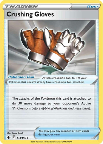 Image for Crushing Gloves (133/198) (SWSH06: Chilling Reign) - Pokemon