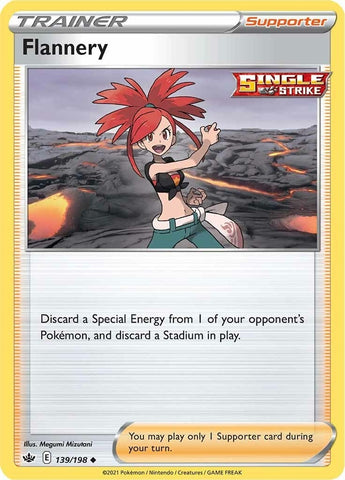 Image for Flannery (139/198) (SWSH06: Chilling Reign) - Pokemon