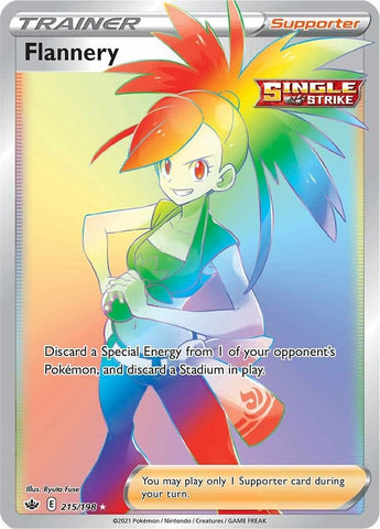 Image for Flannery (Secret) (215/198) (SWSH06: Chilling Reign) - Pokemon