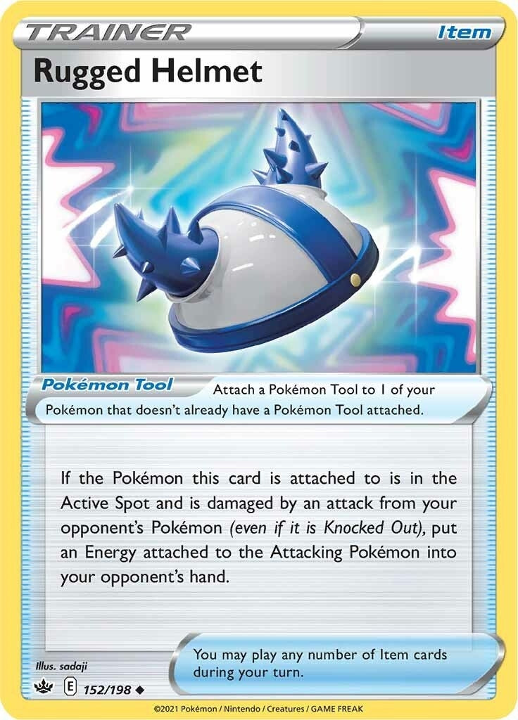 Image for Rugged Helmet (152/198) (SWSH06: Chilling Reign) - Pokemon