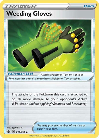 Image for Weeding Gloves (155/198) (SWSH06: Chilling Reign) - Pokemon