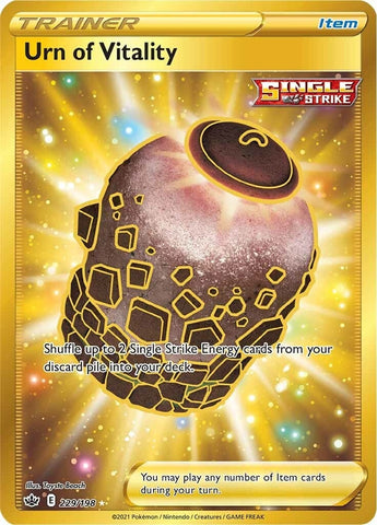 Image for Urn of Vitality (Secret) (229/198) (SWSH06: Chilling Reign) - Pokemon