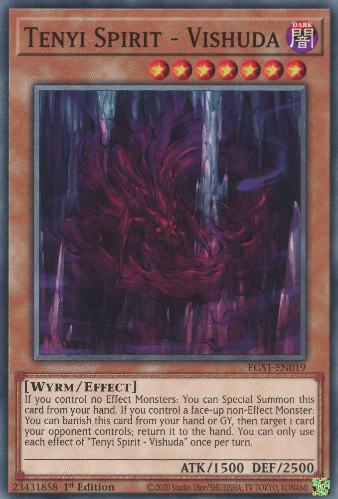 Tenyi Spirit - Vishuda (EGS1-EN019) (Egyptian God Deck: Slifer the Sky Dragon) YuGiOh