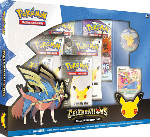 Image for Celebrations Deluxe Pin Collection [Zacian LV. X] - Pokemon