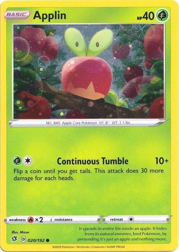 Image for Applin - 020/192 (Cosmos Holo) (020/192) - Pokemon