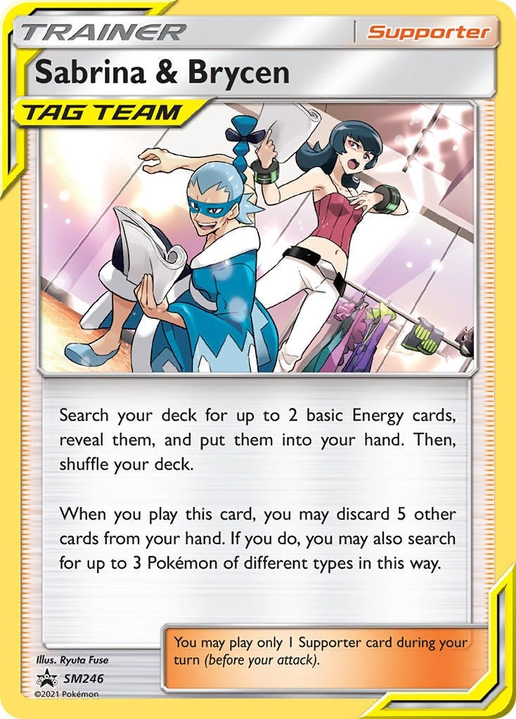 Image for Sabrina & Brycen - SM246 (SM246) (SM Promos) (SMP) - Pokemon