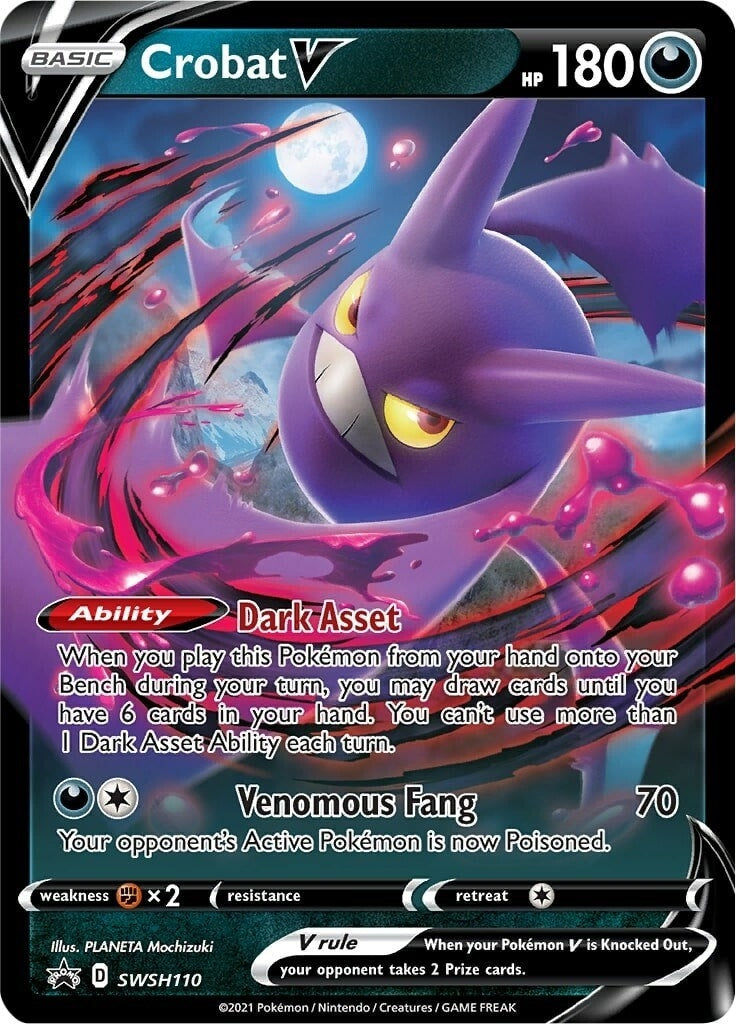 Crobat V - SWSH110 (SWSH110) (SWSH: Sword & Shield Promo Cards) Pokemon