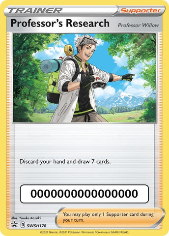 Professor's Research - SWSH178 (with Pokemon Go Code) (SWSH178) (SWSH: Sword & Shield Promo Cards) Pokemon