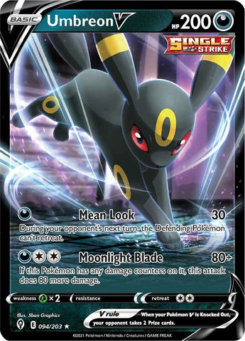 Image for Umbreon V (094/203) (SWSH07: Evolving Skies) - Pokemon