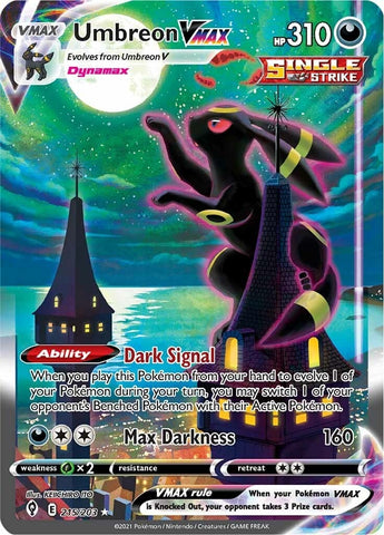 Image for Umbreon VMAX (Alternate Art Secret) (215/203) (SWSH07: Evolving Skies) - Pokemon