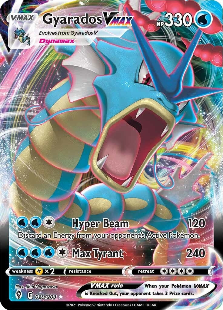 Image for Gyarados VMAX (029/203) (SWSH07: Evolving Skies) - Pokemon