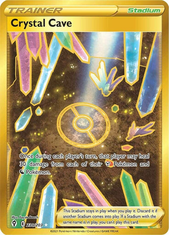 Image for Crystal Cave (Secret) (230/203) (SWSH07: Evolving Skies) - Pokemon