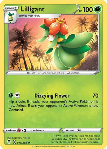 Image for Lilligant (010/203) (SWSH07: Evolving Skies) - Pokemon