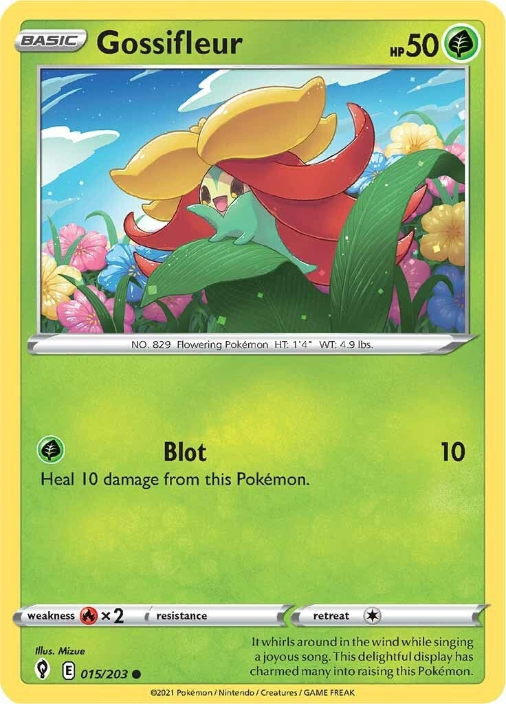 Image for Gossifleur (015/203) (SWSH07: Evolving Skies) - Pokemon