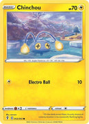 Image for Chinchou (052/203) (SWSH07: Evolving Skies) - Pokemon