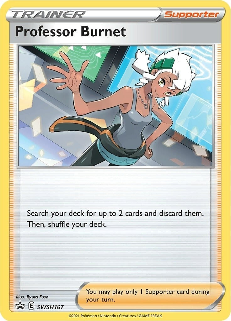 Image for Professor Burnet - SWSH167 (SWSH167) (SWSH: Sword & Shield Promo Cards) (SWSD) - Pokemon