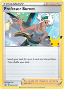 Professor Burnet - SWSH167 (25th Anniversary Stamp) (SWSH167) (SWSH: Sword & Shield Promo Cards) (SWSD) Pokemon