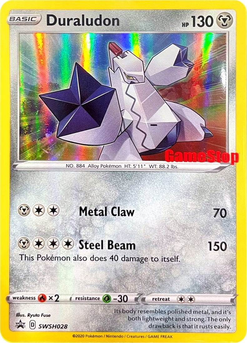 Image for Duraludon - SWSH028 (Gamestop Exclusive) (SWSH028) (Miscellaneous Cards & Products) (MCAP) - Pokemon