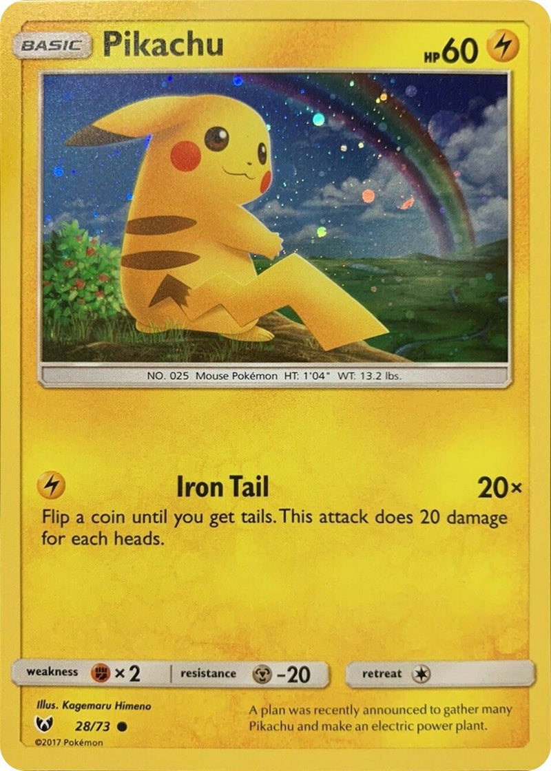 Image for Pikachu - 28/73 (Cosmos Holo) (028/073) (Miscellaneous Cards & Products) (MCAP) - Pokemon