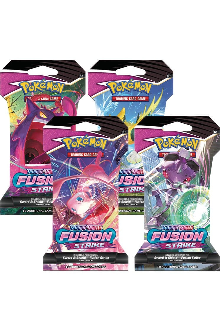 Image for Fusion Strike Sleeved Booster Pack Art Bundle [Set of 4] - Pokemon