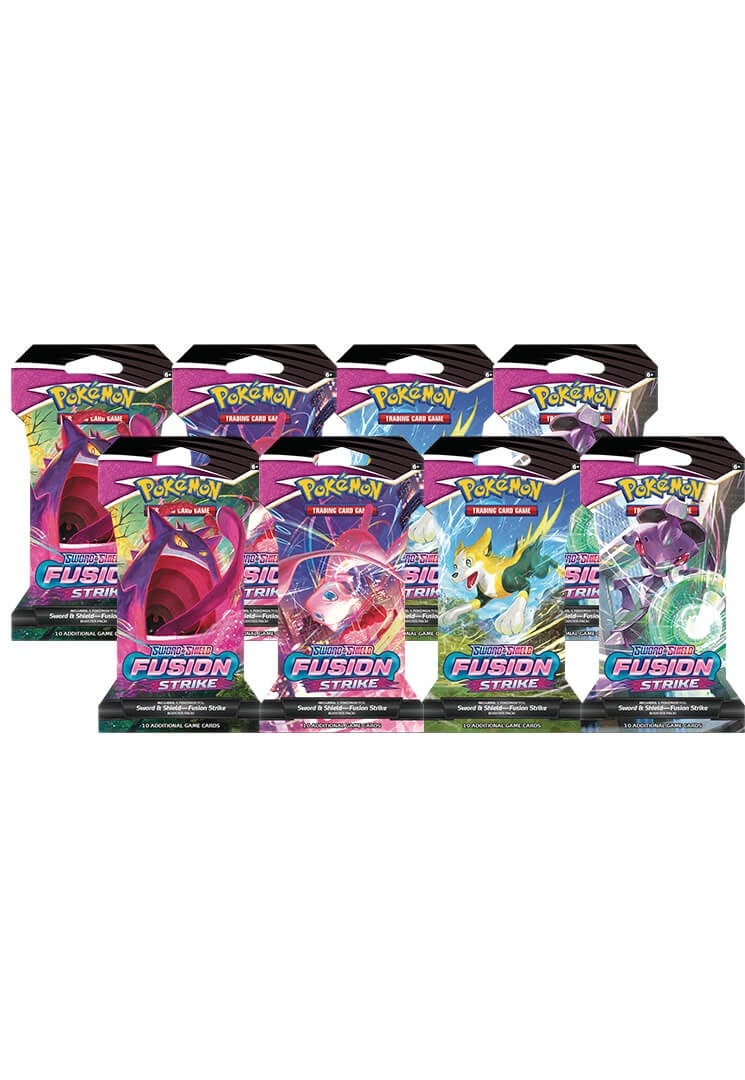 Image for Fusion Strike Sleeved Booster Pack Bundle [Set of 8] - Pokemon