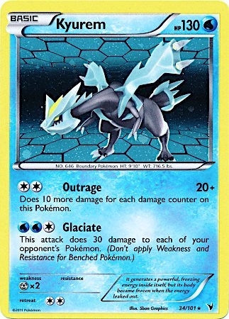Image for Kyurem - 34/101 (Cosmos Holo) (034/101) (Miscellaneous Cards & Products) (MCAP) - Pokemon