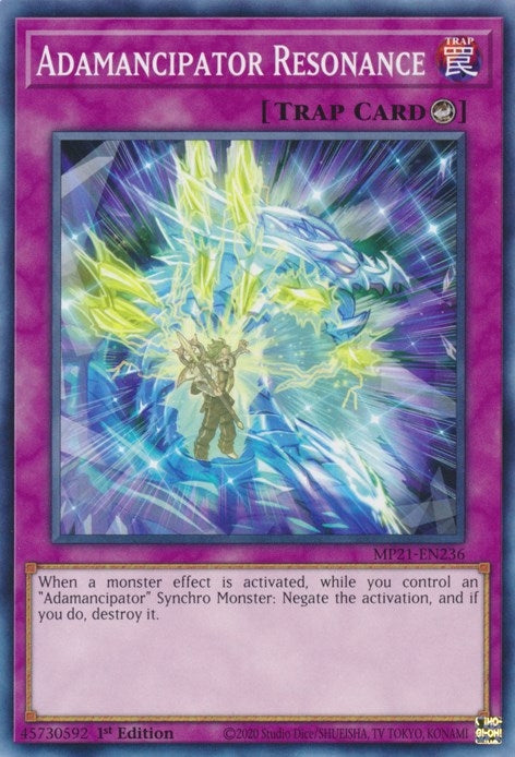 Adamancipator Resonance (MP21-EN236) (2021 Tin of Ancient Battles) YuGiOh