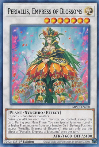 Periallis, Empress of Blossoms (MP21-EN220) (2021 Tin of Ancient Battles) YuGiOh