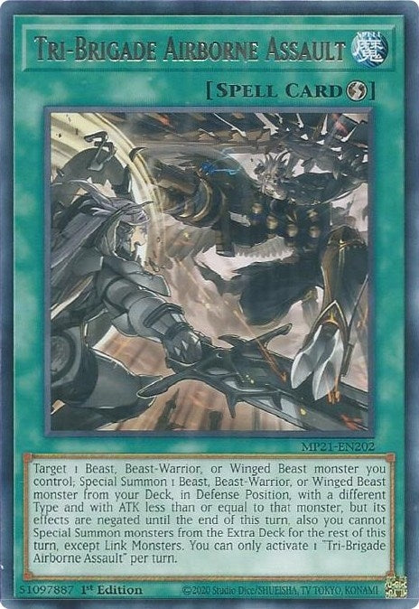 Tri-Brigade Airborne Assault (MP21-EN202) (2021 Tin of Ancient Battles) YuGiOh