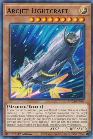 Arcjet Lightcraft (MP21-EN004) (2021 Tin of Ancient Battles) YuGiOh