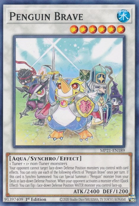 Penguin Brave (MP21-EN189) (2021 Tin of Ancient Battles) YuGiOh