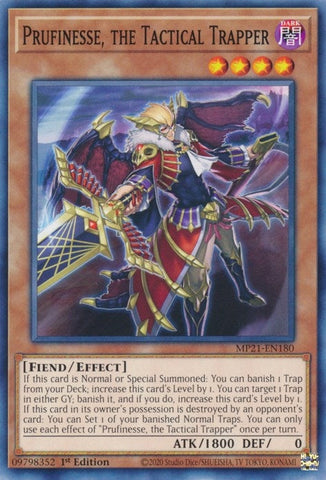 Prufinesse, the Tactical Trapper (MP21-EN180) (2021 Tin of Ancient Battles) YuGiOh