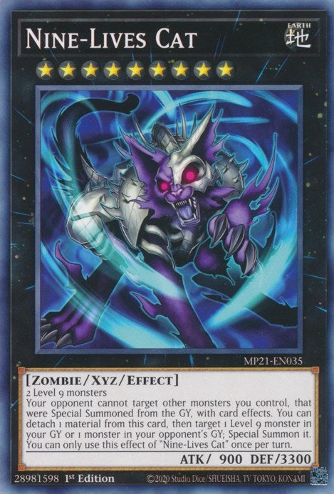 Nine-Lives Cat (MP21-EN035) (2021 Tin of Ancient Battles) YuGiOh