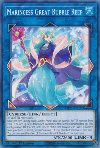 Marincess Great Bubble Reef (MP21-EN071) (2021 Tin of Ancient Battles) YuGiOh