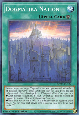 Dogmatika Nation (MP21-EN134) (2021 Tin of Ancient Battles) YuGiOh