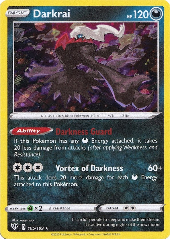 Image for Darkrai - 105/189 (Cosmos Holo) (105/189) (Miscellaneous Cards & Products) (MCAP) - Pokemon