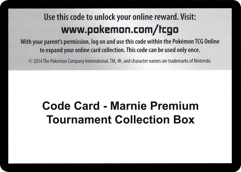 Image for Code Card - Marnie Premium Tournament Collection Box (Miscellaneous Cards & Products) (MCAP) - Pokemon