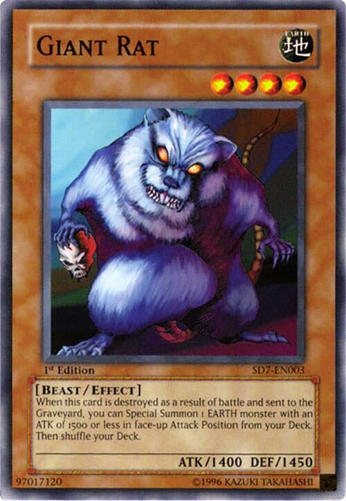 Giant Rat (SD7-EN003) (Structure Deck: Invincible Fortress) YuGiOh