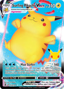 Image for Surfing Pikachu VMAX (009/025) (Celebrations) - Pokemon