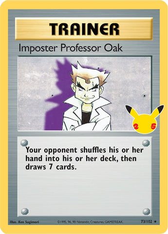 Image for Imposter Professor Oak (73/102) (Celebrations: Classic Collection) - Pokemon