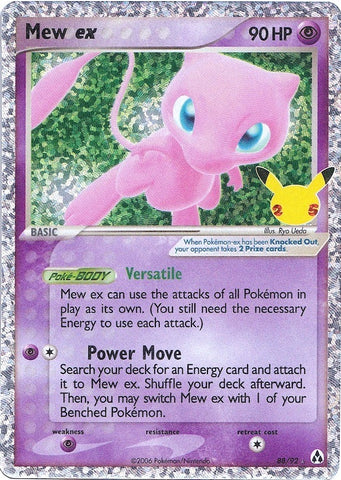 Image for Mew ex (88/92) (Celebrations: Classic Collection) - Pokemon