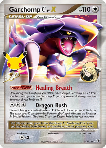 Image for Garchomp C LV.X (145/147) (Celebrations: Classic Collection) - Pokemon