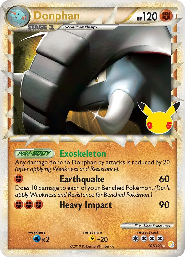 Image for Donphan (Prime) (107/123) (Celebrations: Classic Collection) - Pokemon