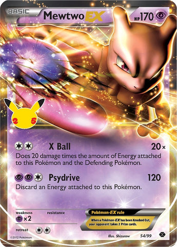 Image for Mewtwo EX (54/99) (Celebrations: Classic Collection) - Pokemon