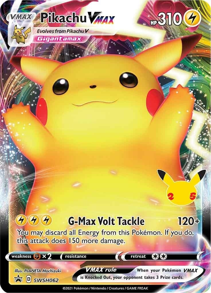 Image for Pikachu VMAX - SWSH062 (SWSH062) (SWSH: Sword & Shield Promo Cards) (SWSD) - Pokemon