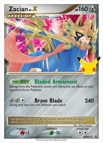 Zacian LV. X - SWSH135 (SWSH135) (SWSH: Sword & Shield Promo Cards) (SWSD) Pokemon